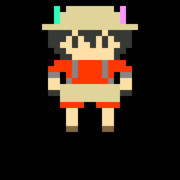 かばんちゃんのドット絵（最終回差分）