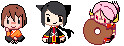 【九十九の満月】ちびキャラ【ドット絵】