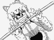 懸垂をするミナミコアリクイ