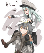 早速ベールヌイに懐かれるガングート