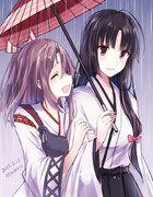 雨の日の軽空母姉妹