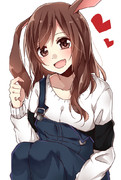 サロペット ニコニコ静画 イラスト
