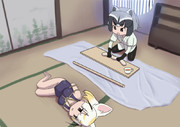 フェネックを縛って放置したままひたすらうどんを打つアライさん