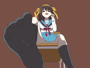 ハルヒの足裏