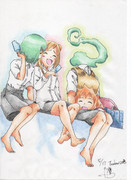 町京子 ニコニコ静画 イラスト