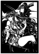 切り絵「戦艦大和」