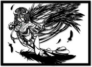 切り絵「アルベド」