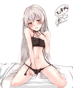 天津風さんが夏に弱いからすぐに汗をかいちゃう