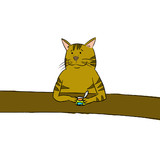 缶詰をたしなむ猫
