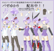 FA:Gバーゼラルド改造風結月ゆかり立ち絵素材・バゼゆかりv1
