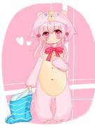 着ぐるみぱじゃまなクルクマちゃん