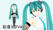 【MMDモデル配布】初音ミクV4X（風味）