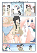 １ページ漫画「ちょっとエロい艦これ」 大井と北上と漣①