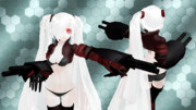 【MMD艦これ】南方棲鬼 腕の艤装 作成途中