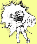 腕を回すほど威力が増すと思い込んでるツチノコ