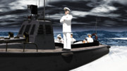 【MMD習作】海軍首脳部と内火艇