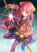 セーラー服と刀とカラータイツ神風