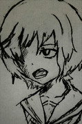 キレ顔 ニコニコ静画 イラスト