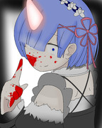 こっちを見つめるレム （闇）