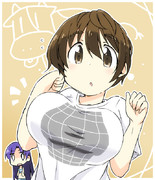 着るだけで巨乳に見えるTシャツＶＳ及川雫ちゃん