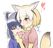 フェネック舐めるのやめるのだ～！