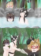 【けものフレンズ】温泉での休息
