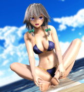 波打ち際の咲夜さん ２