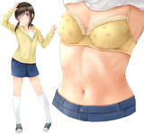 真面目そうな艦娘の服の中①