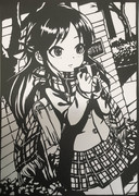 橘ありす 今日だけの告白 【切り絵】