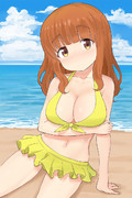 青い空白いさおりん