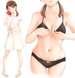 真面目そうな艦娘の服の中②