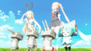 【MMD艦これ】謎と村雨嬢・連装砲ちゃんと一緒編