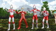 【MMD】戦え！ウルトラ兄弟・その１