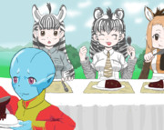 【けものフレンズ】みんなで食事