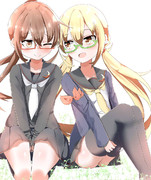 眼鏡文月ちゃんと皐月ちゃん！
