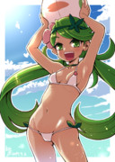 マオちゃんの白ビキニ