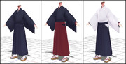 【衣装配布】袴お着替えセットver2.0（PSD配布）