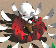 達人によるスイカ割り