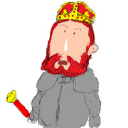 サレフ川の向こうにエルサレムを見つけた赤髭王