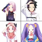 おでこ見せてもらいました。