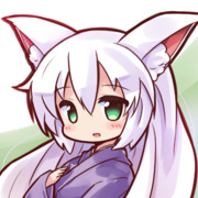白狐 ニコニコ静画 イラスト