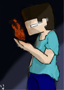 Minecraft Herobrine ニコニコ静画 イラスト