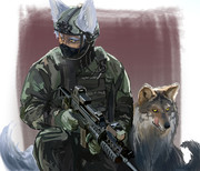 狐の里の特殊部隊（犬チーム）♪