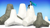 【MMD】消波ブロックβ【モデル・アクセサリ配布】
