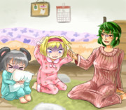 お泊まり会で怖い話をする超早口おばさん