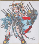 今日の色紙＃339「フルアーマー金剛」