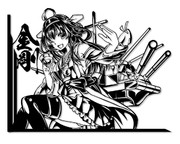 切り絵「金剛」