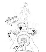 扇風機の前でたくし上げる布都たん