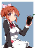 菜々さんとアイスコーヒー