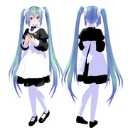 【MMDモデル配布】Tda式初音ミク メイドver